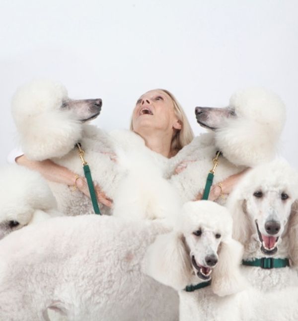 Karen LeFrak and Puppies Photo