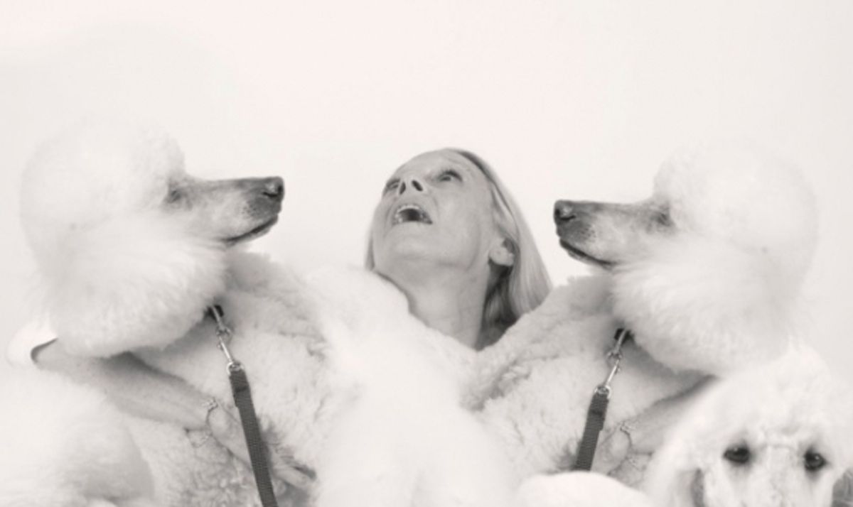 Karen LeFrak and Puppies at 