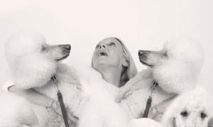 Karen LeFrak and Puppies Photo