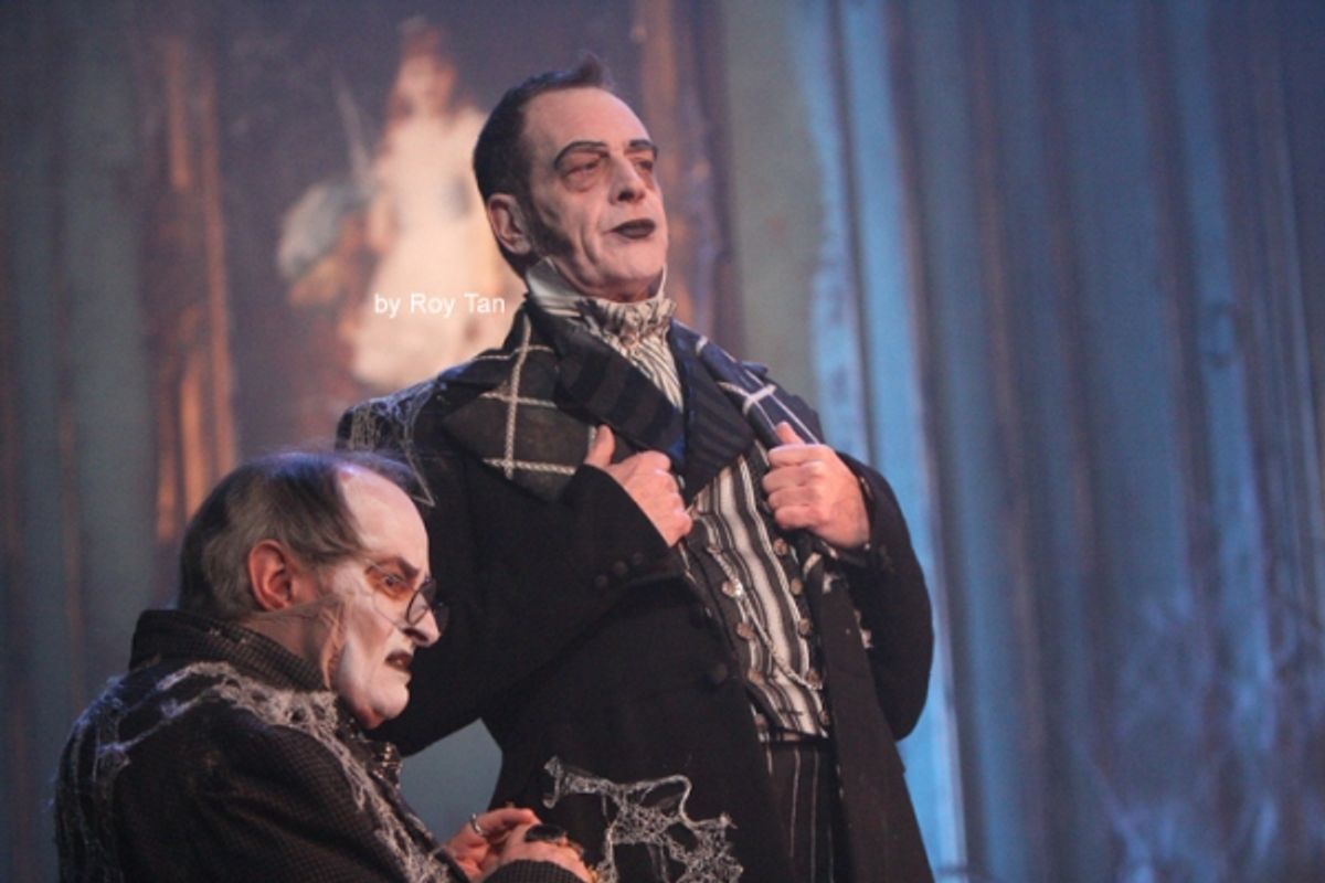 James Vaughan as Wopsle and Wemmick Jack Ellis as Jaggers
 at 