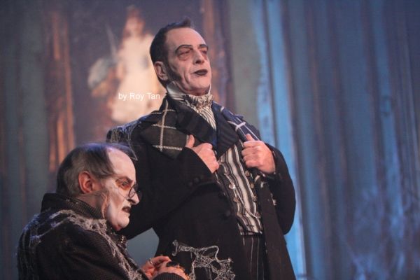 James Vaughan as Wopsle and Wemmick Jack Ellis as Jaggers
 Photo