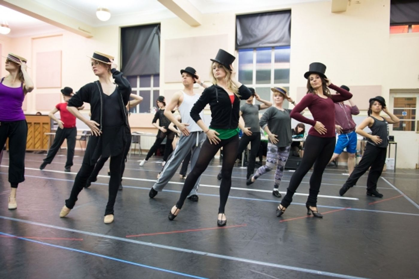 Photo Coverage: A CHORUS LINE In Rehearsal - Begins Previews Tonight!  Image