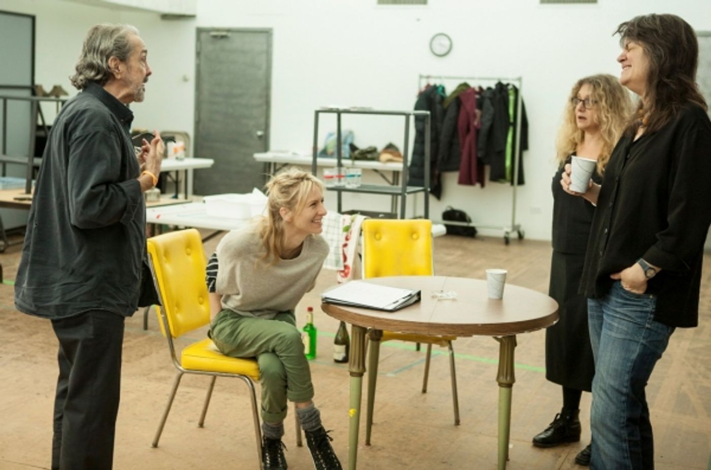Photo Flash: In Rehearsal with Carol Kane, Pam MacKinnon and the Cast of THE LYING LESSON  Image