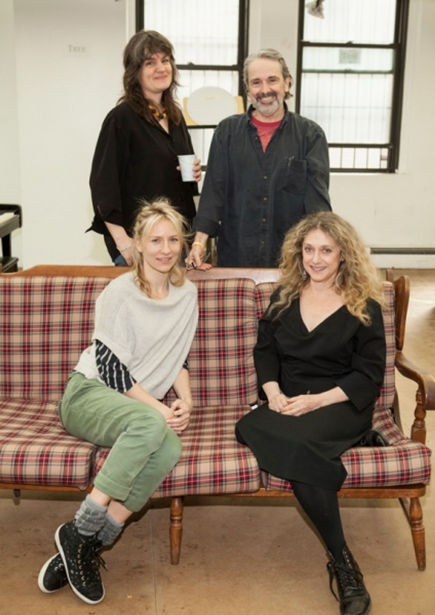 Photo Flash: In Rehearsal with Carol Kane, Pam MacKinnon and the Cast of THE LYING LESSON  Image