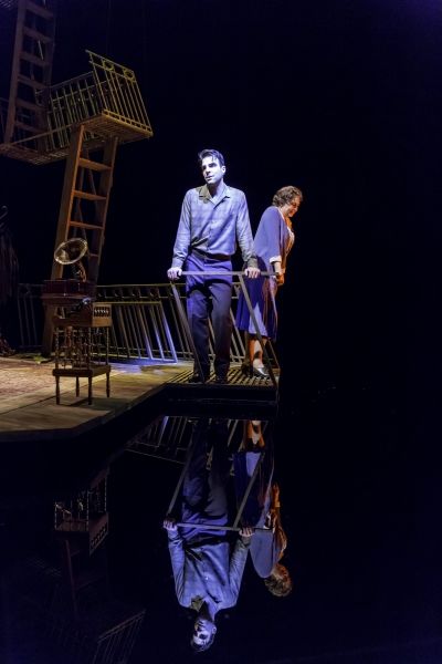 Zachary Quinto and Cherry Jones  Photo