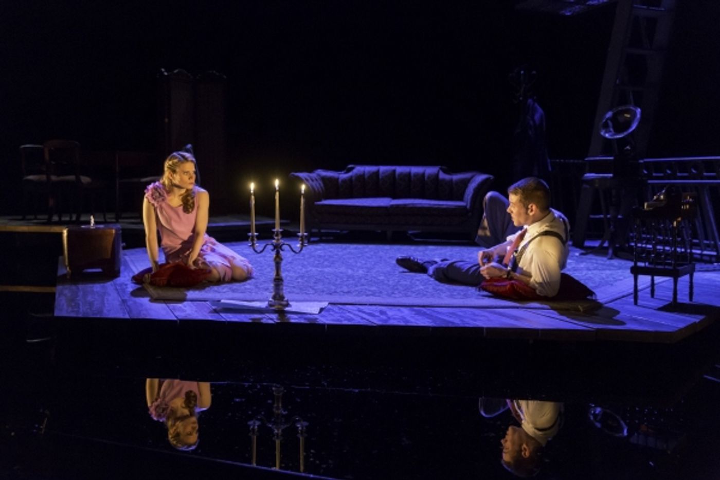 Photo Flash: First Look at Cherry Jones, Celia Keenan-Bolger, Zachary Quinto, Brian J. Smith and More in A.R.T.'s THE GLASS MENAGERIE Photo Flash: First Look at Cherry Jones, Celia Keenan-Bolger, Zachary Quinto, Brian J. Smith and More in A.R.T.'s THE GLASS MENAGERIE Image