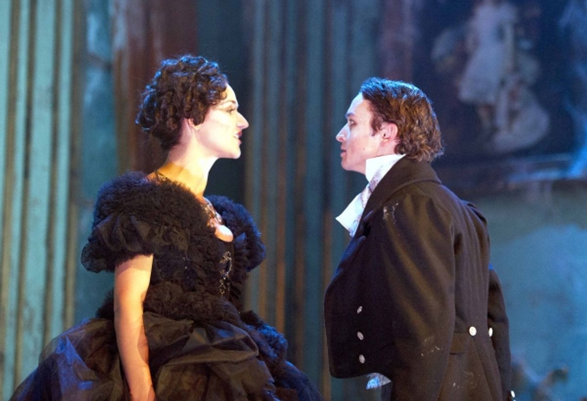 Grace Rowe (Estella) and Taylor Jay-Davies (Young Pip) at 