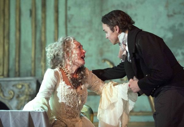 Paula Wilcox (Miss Havisham) and Taylor Jay-Davies (Young Pip) Photo