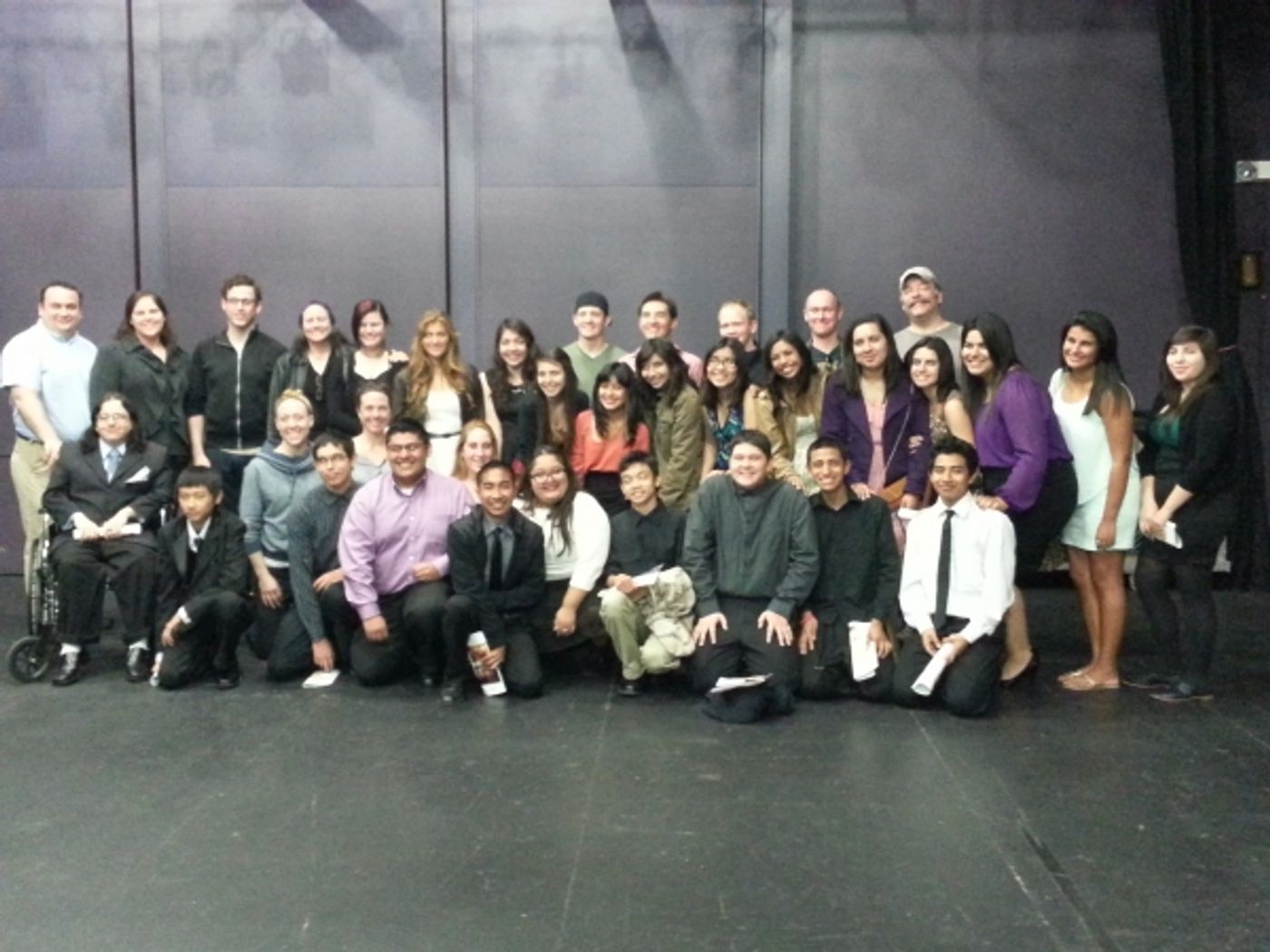 Photo Flash: Los Amigos High School Visits Cast of WAR HORSE at Segerstrom Center Photo Flash: Los Amigos High School Visits Cast of WAR HORSE at Segerstrom Center Image