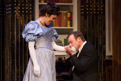 Jennie Eisenhower and Ian Merrill Peakes Photo