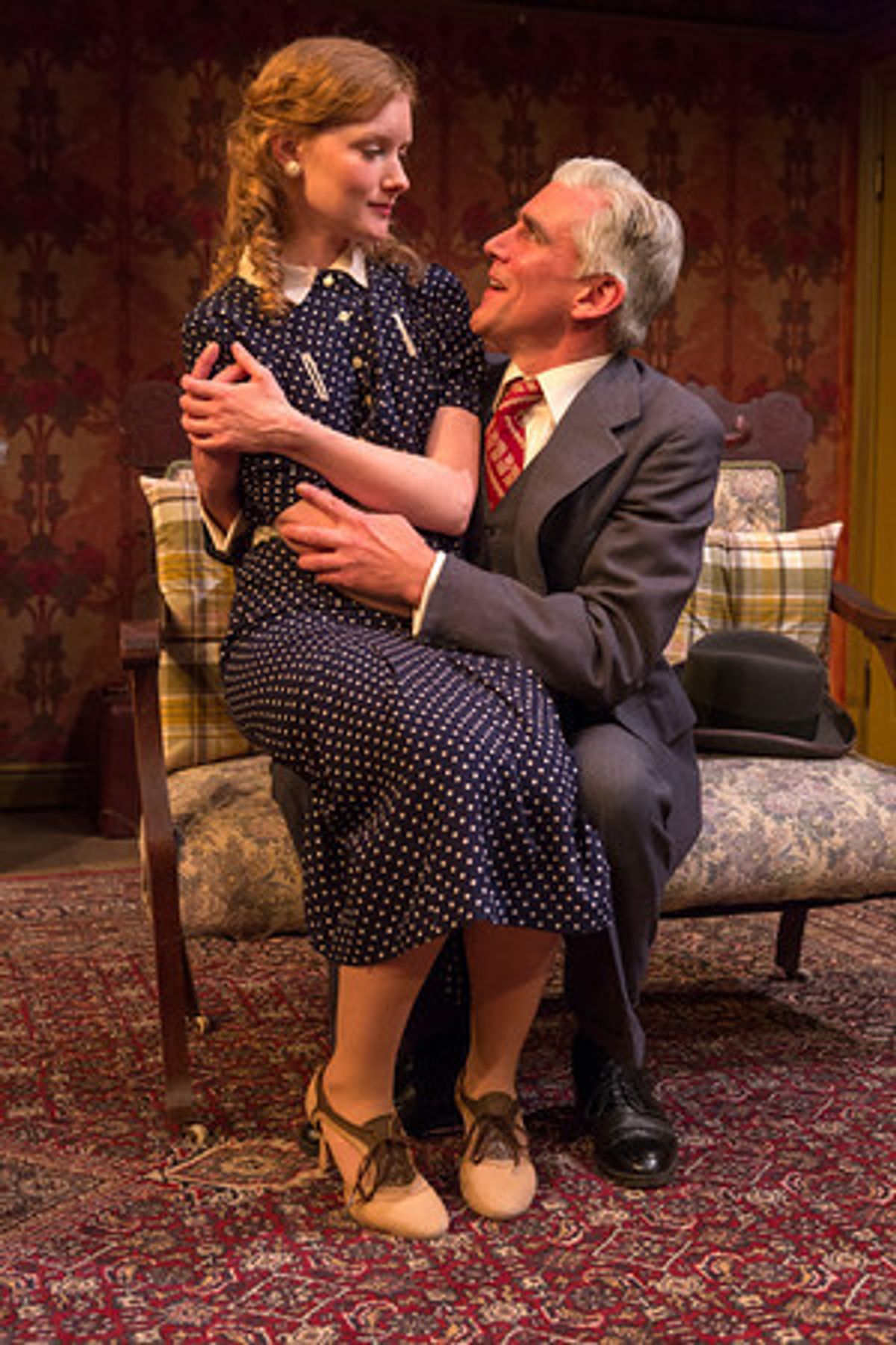 Wrenn Schmidt and Patrick Fitzgerald
 at 