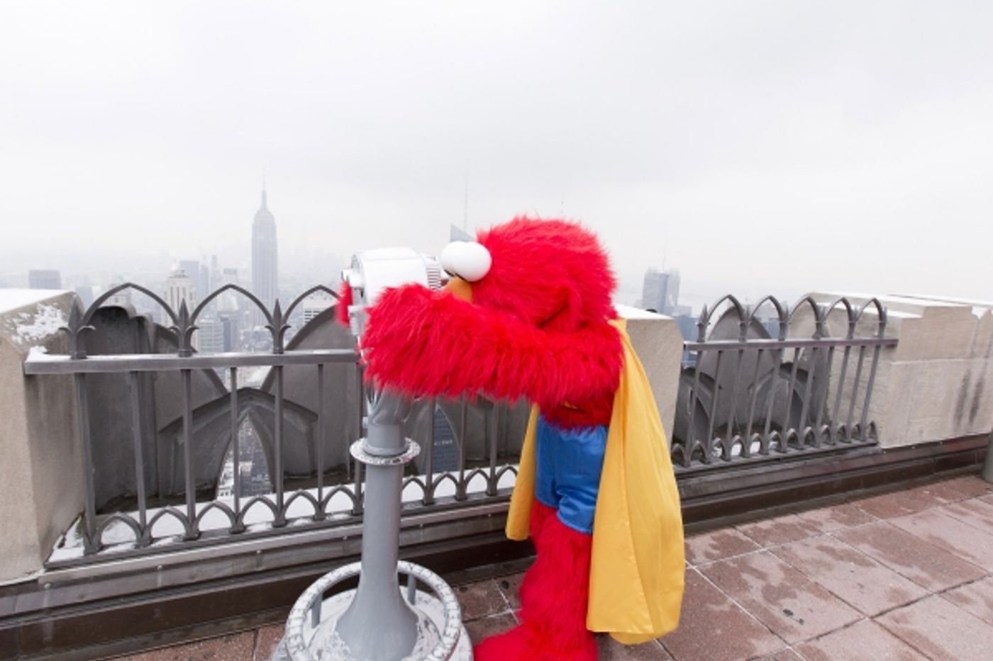 Photo Flash: SESAME STREET's Super Grover and FAB 5 Visit Rockefeller Center's Top of the Rock Photo Flash: SESAME STREET's Super Grover and FAB 5 Visit Rockefeller Center's Top of the Rock Image