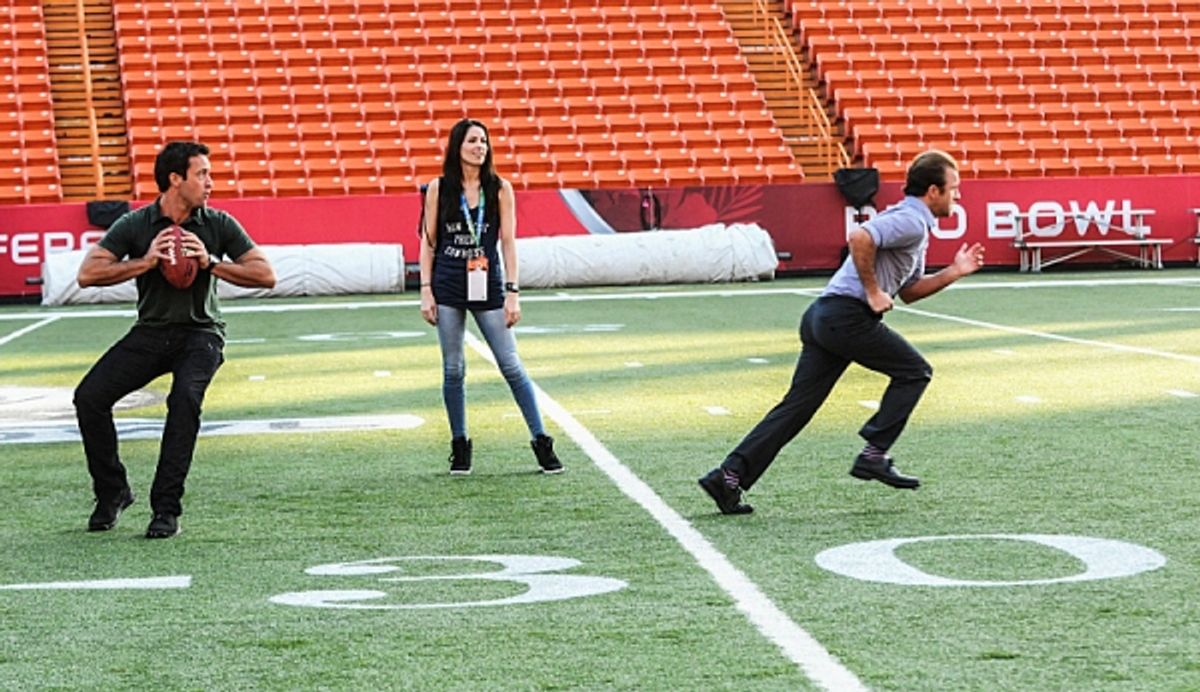 Scott Caan, Alex O'Loughlin, Michelle Borth at 