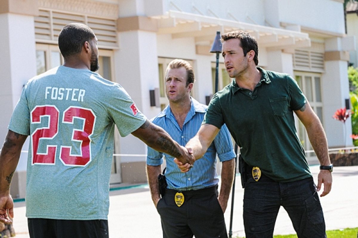 Scott Caan, Alex O'Loughlin at 