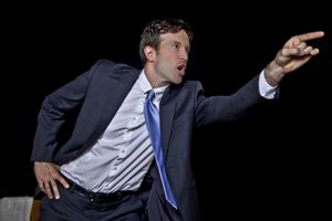 Paden Fallis in The Play About The Coach. @ BroadwayWorld Paden Fallis in The Play About The Coach. Photo