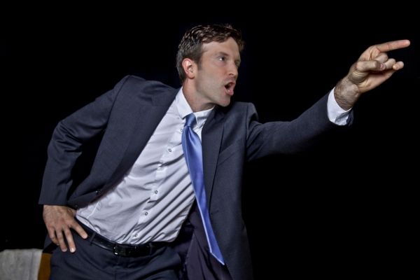 Paden Fallis in The Play About The Coach. Photo