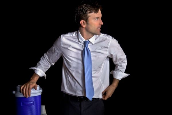 Paden Fallis in The Play About The Coach. Photo