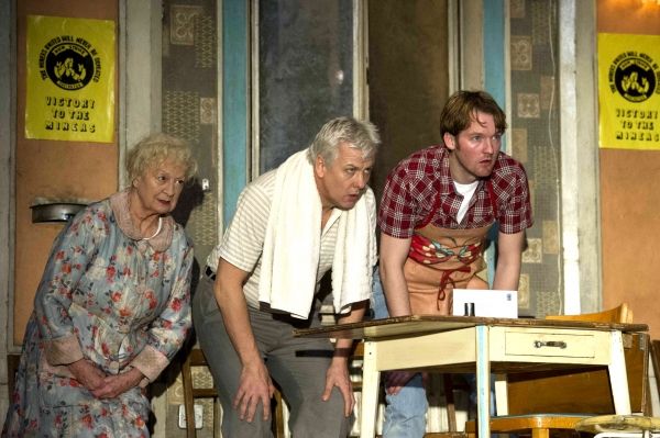 Ann Emery (Grandma), Deka Walmsley (Dad), Killian Donnelly (Tony) Photo