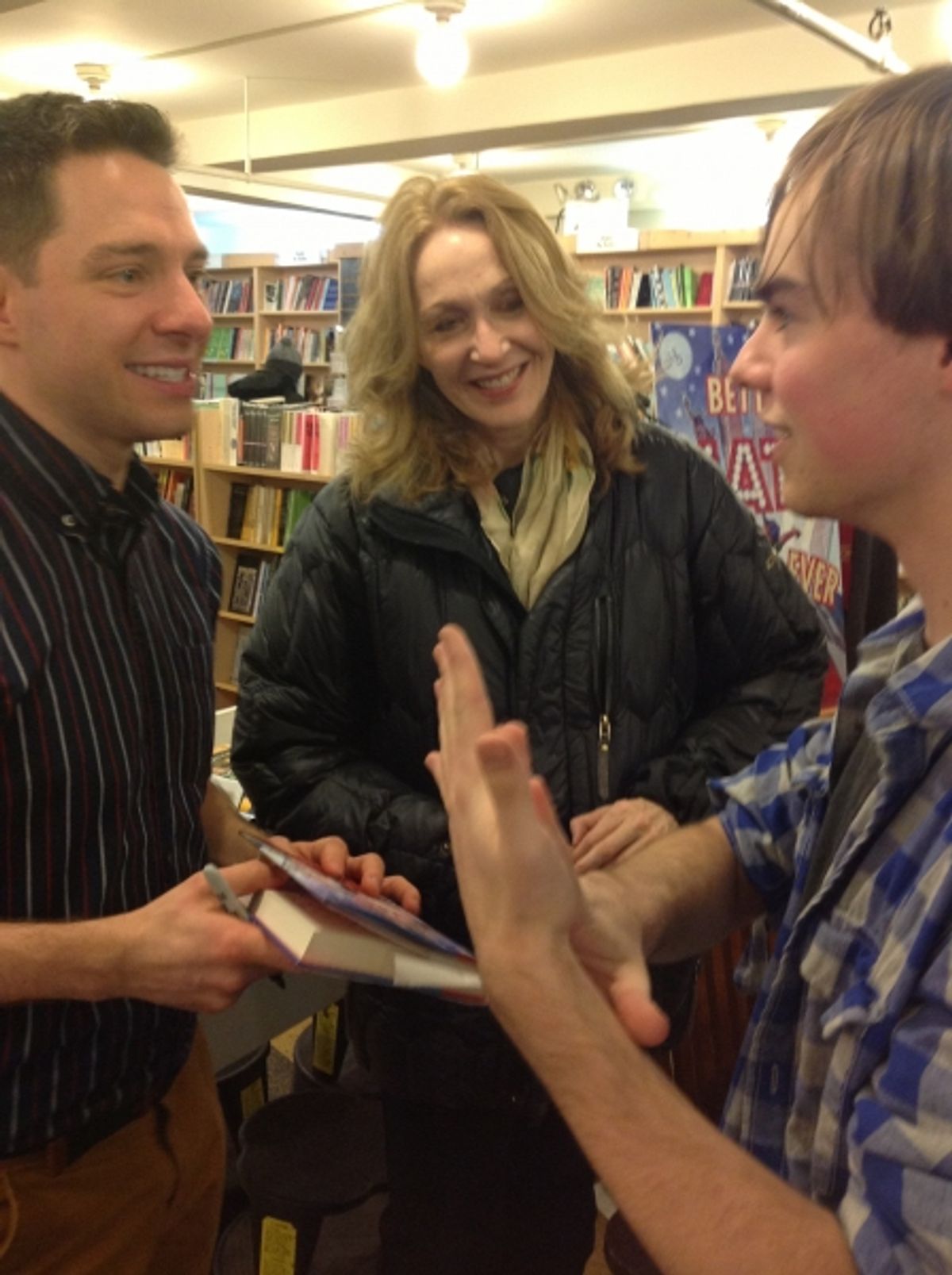 Tim Federle, Jan Maxwell at 