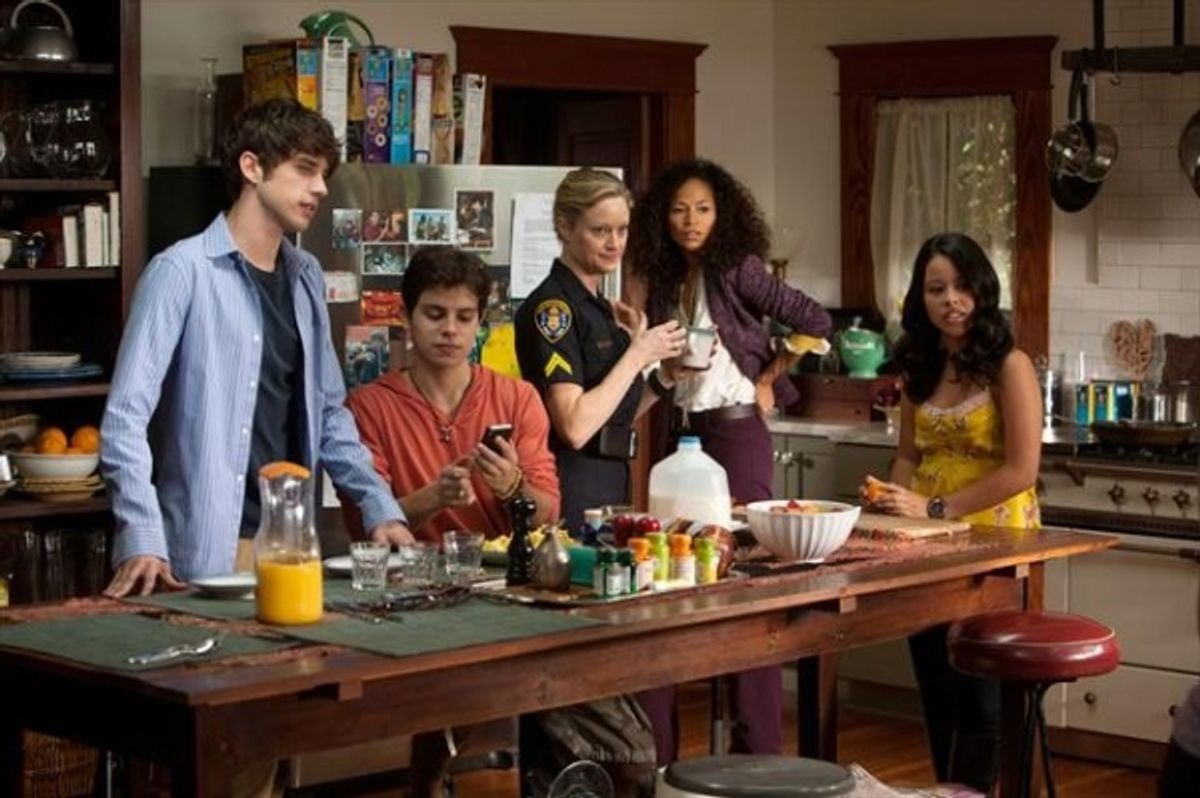 DAVID LAMBERT, JAKE T. AUSTIN, TERI POLO, SHERRI SAUM, CIERRA RAMIREZ at 