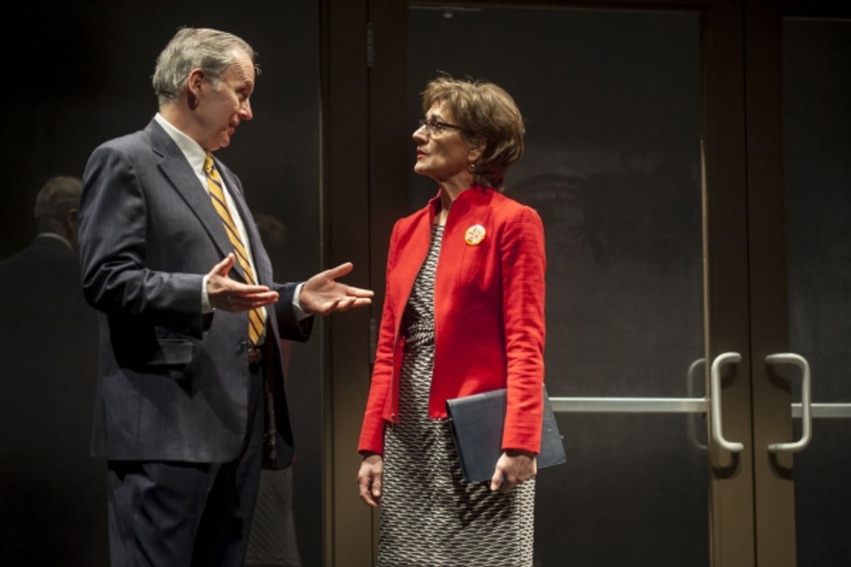 Patrick Clear (President) and Janet Ulrich Brooks (Provost) at 