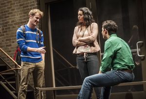 Josh Salt (Tim), Paloma Nozicka (Jenny) and Liam Benzvi (Gabe) @ BroadwayWorld Josh Salt (Tim), Paloma Nozicka (Jenny) and Liam Benzvi (Gabe) Photo