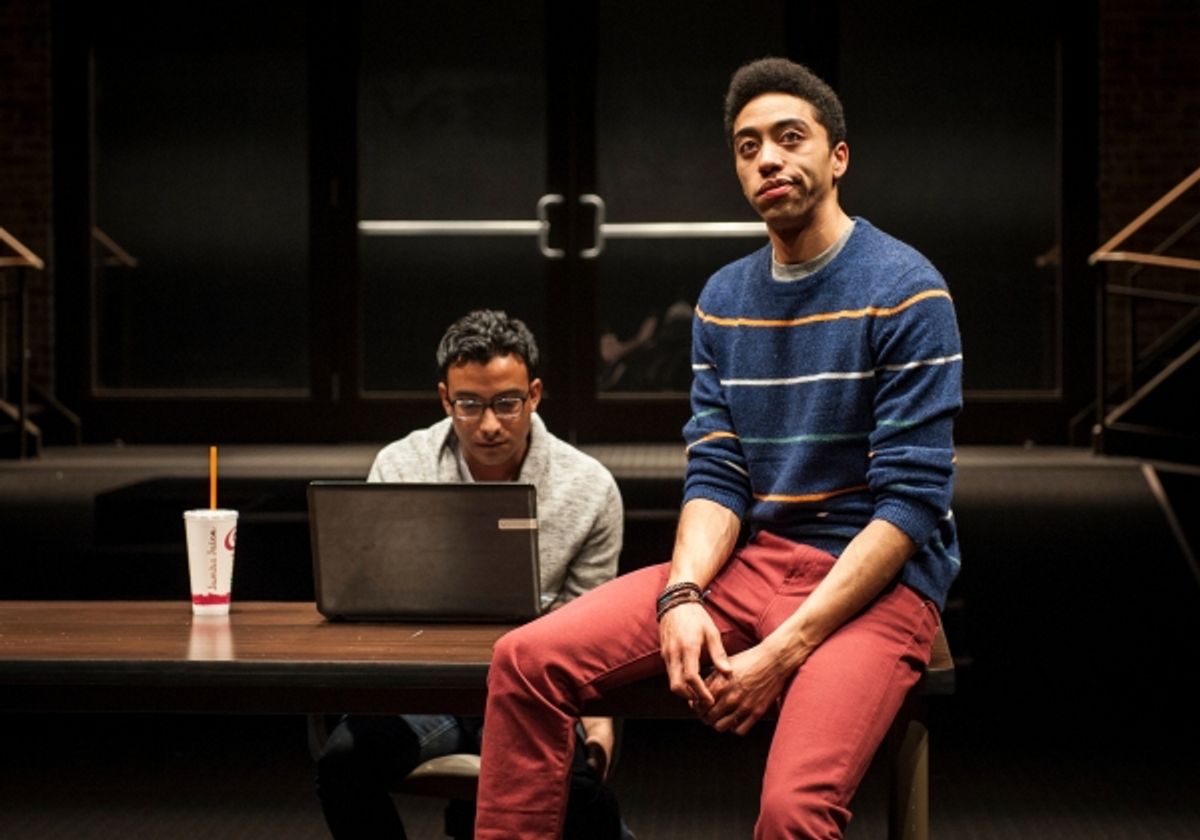 Adam Poss (Drew) and Rashaad Hall (Nicky) at 