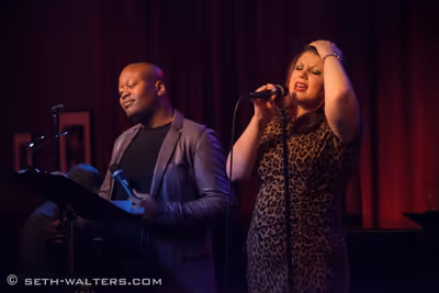 Tituss Burgess, Jane Monheit Photo