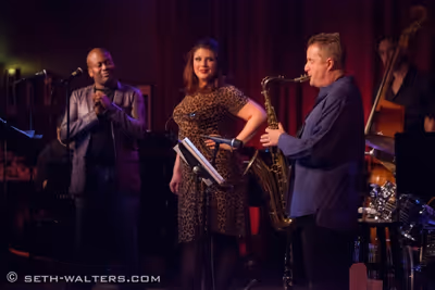 Tituss Burgess, Jane Monheit Photo