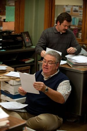Jim O'Heir, Nick Offerman @ BroadwayWorld Jim O'Heir, Nick Offerman Photo