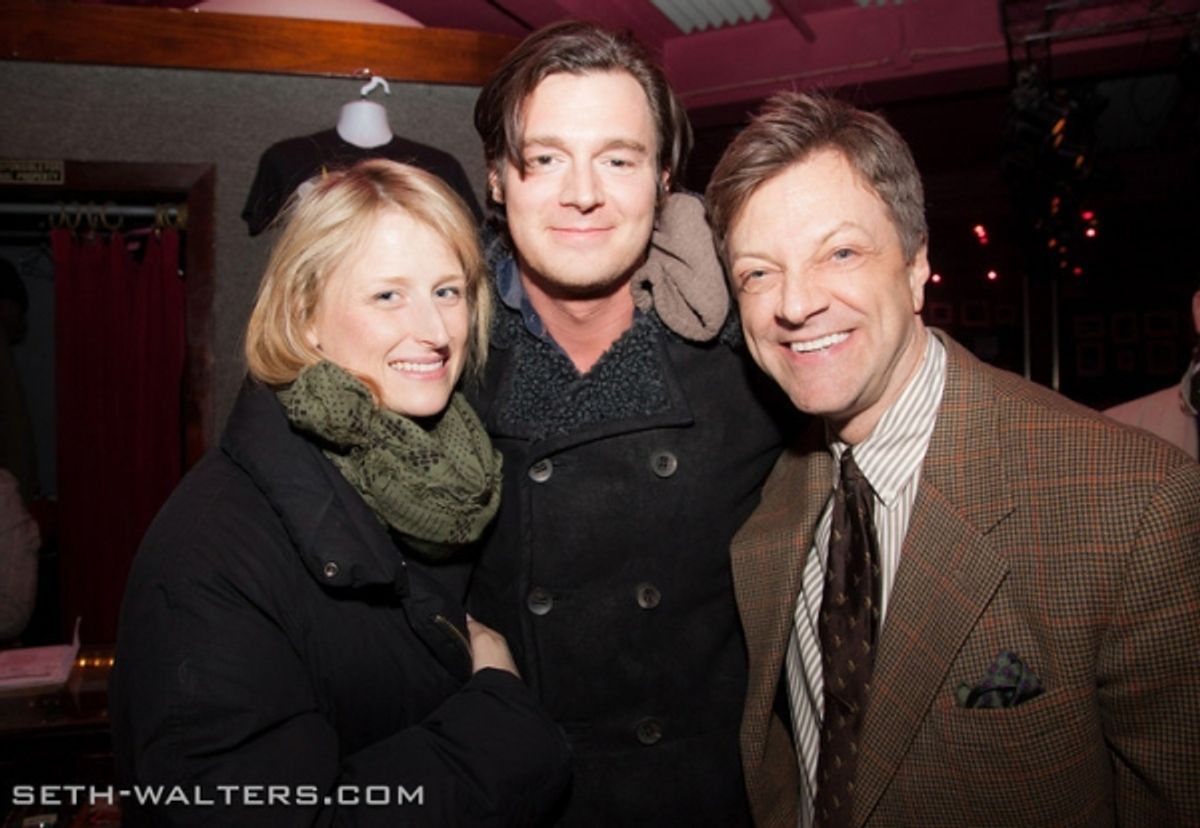 Mamie Gummer, Benjamin Walker and Jim Caruso at 