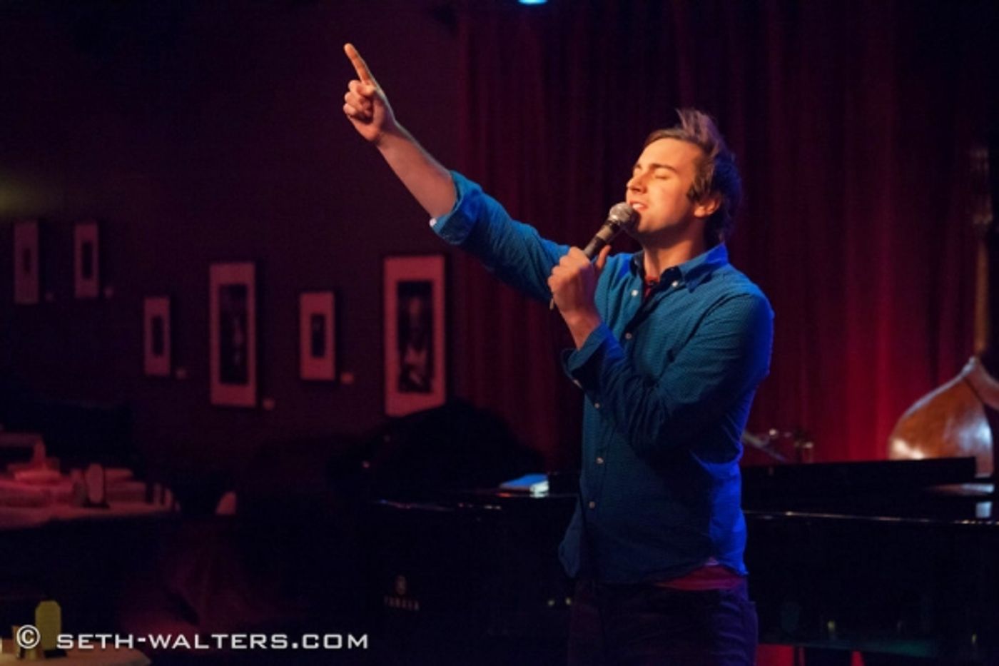 Photo Flash: CAT ON A HOT TIN ROOF's Benjamin Walker, Emily Bergl and More Join Jim Caruso's Cast Party at Birdland  Image