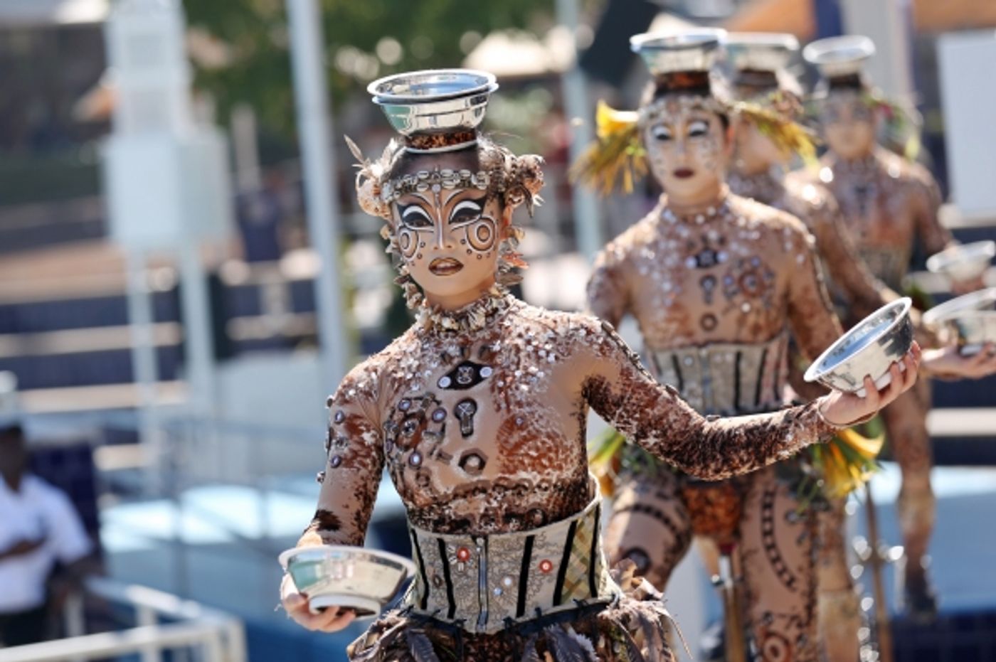 Photo Flash: Cast of Cirque du Soleil's TOTEM Surprises Bayside Market Place Crowds  Image