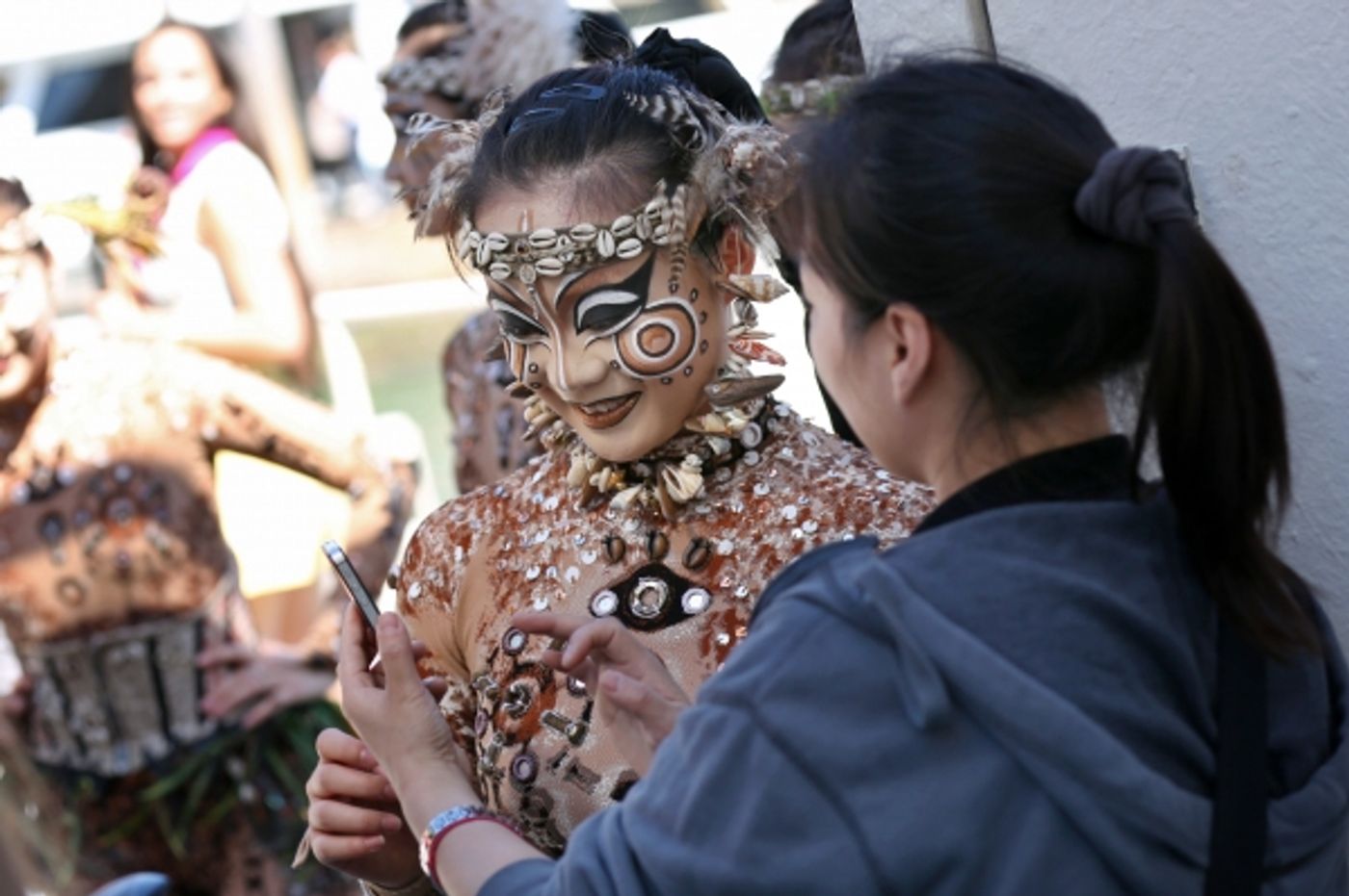 Photo Flash: Cast of Cirque du Soleil's TOTEM Surprises Bayside Market Place Crowds  Image