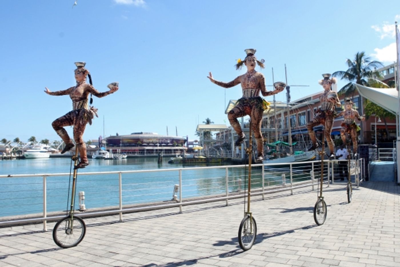 Photo Flash: Cast of Cirque du Soleil's TOTEM Surprises Bayside Market Place Crowds  Image