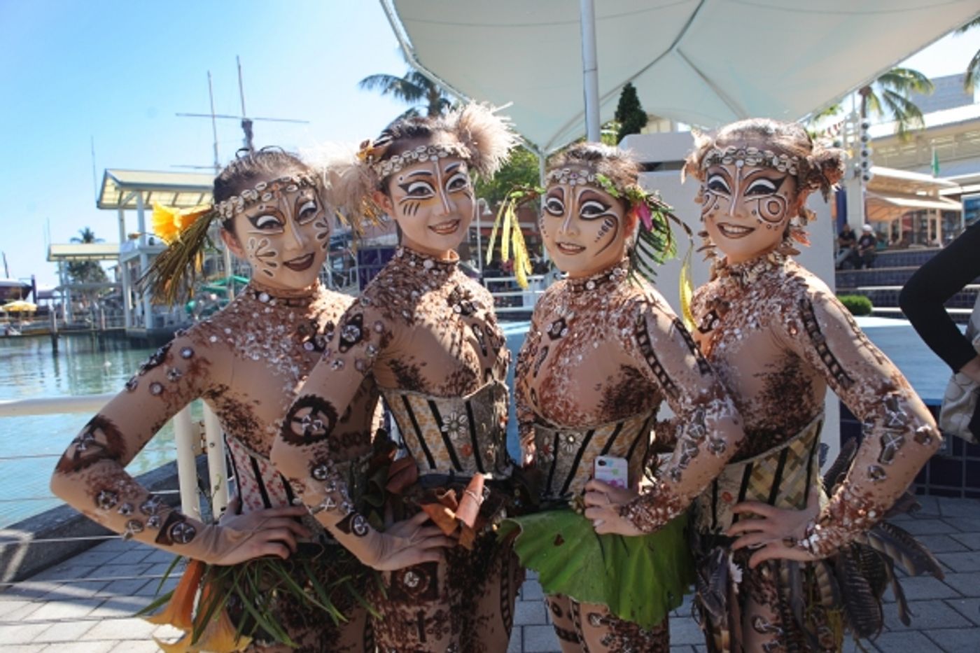 Photo Flash: Cast of Cirque du Soleil's TOTEM Surprises Bayside Market Place Crowds  Image