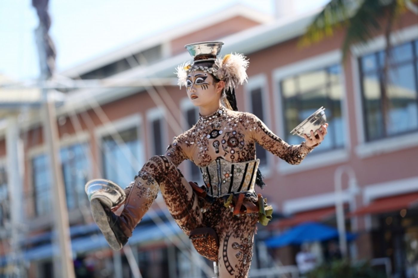 Photo Flash: Cast of Cirque du Soleil's TOTEM Surprises Bayside Market Place Crowds  Image