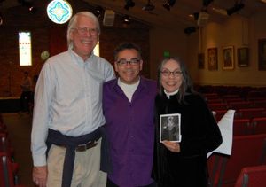 Mark Ainsley White, Nathan Holland and Kay Cole Photo