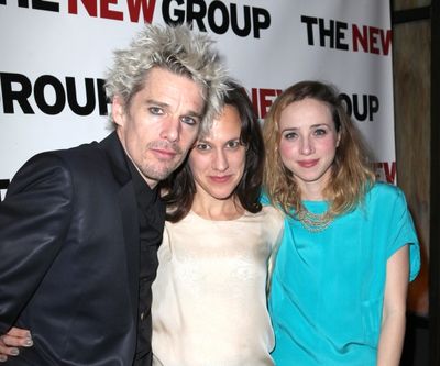 Ethan Hawke, Stephanie Janssen & Zoe Kazan Photo
