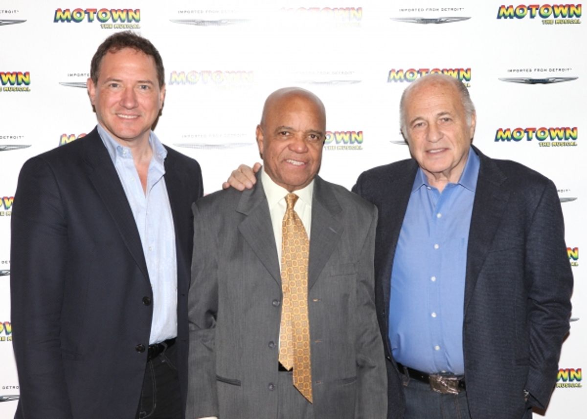 Kevin McCollum, Berry Gordy & Doug Morris at 