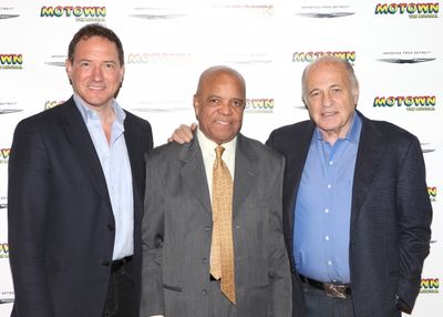 Kevin McCollum, Berry Gordy & Doug Morris Photo