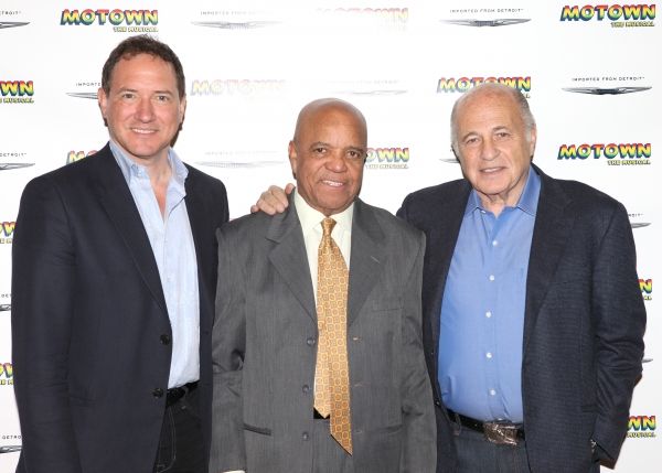 Kevin McCollum, Berry Gordy & Doug Morris Photo