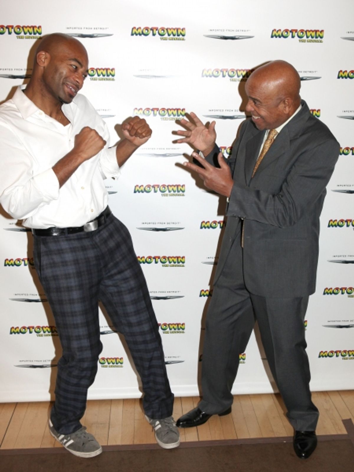 Brandon Victor Dixon & Berry Gordy at 