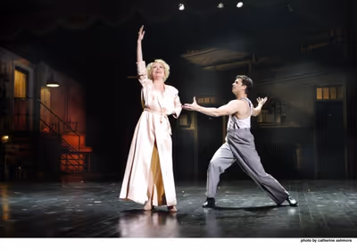 Adam Garcia and Holly Dale Spencer. Photo Credit: Catherine Ashmore Photo