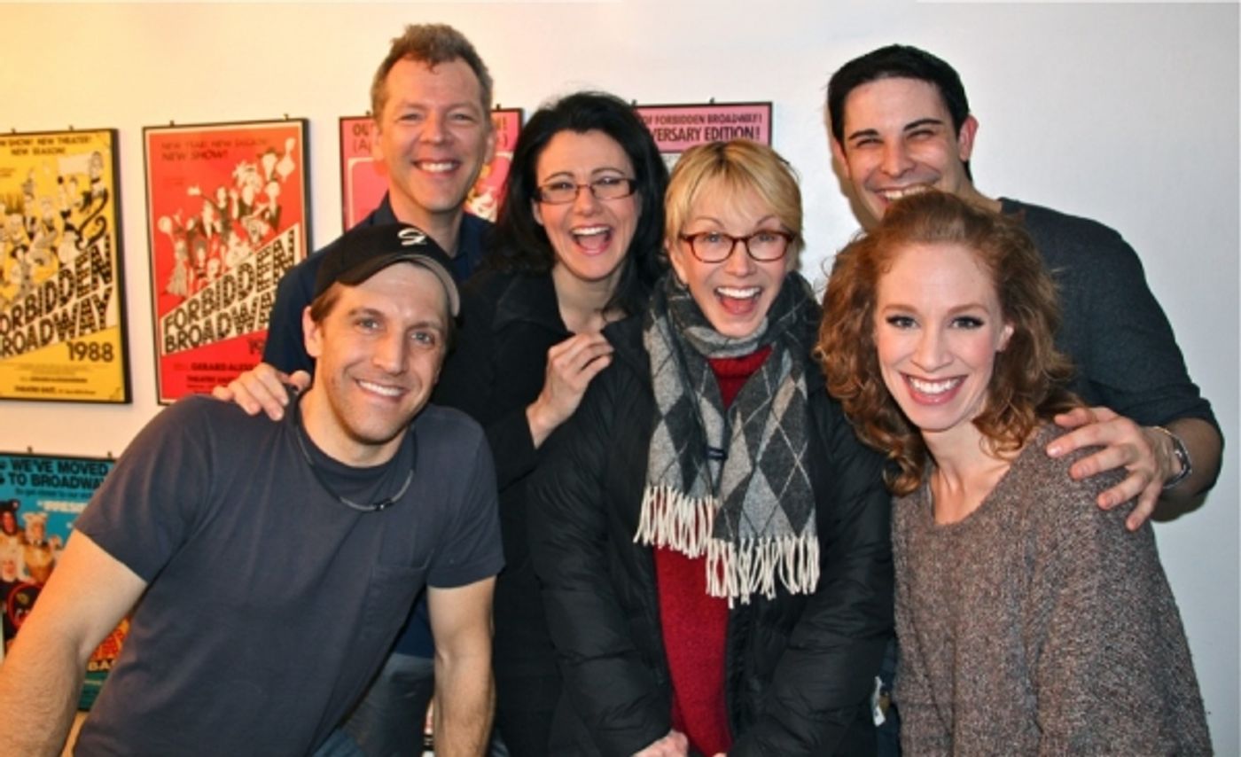 Photo Flash: Sandy Duncan Visits FORBIDDEN BROADWAY!  Image