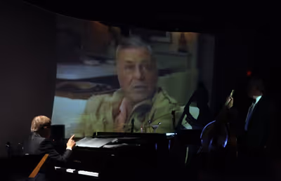 Pia Zadora performing with a Frank Sinatra intro Photo