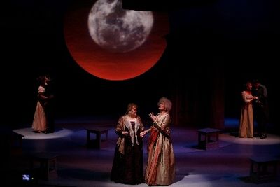 Amelia McClain as Marianne, Alex Podulke as Colonel Brandon, Penny Slusher as Mrs. He Photo