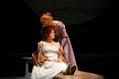 Nancy Lemenager as Elinor and Amelia McClain as Marianne Photo