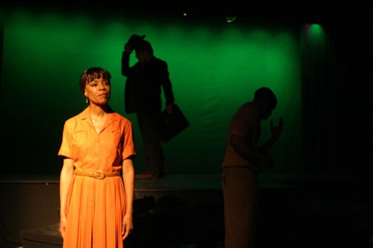Kimi Walker, Bruce Ladd and J Patrick Wise in the Actors Co-op production of 'To Be Young, Gifted and Black' at 