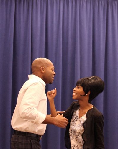Brandon Victor Dixon & Valisia LeKae Photo
